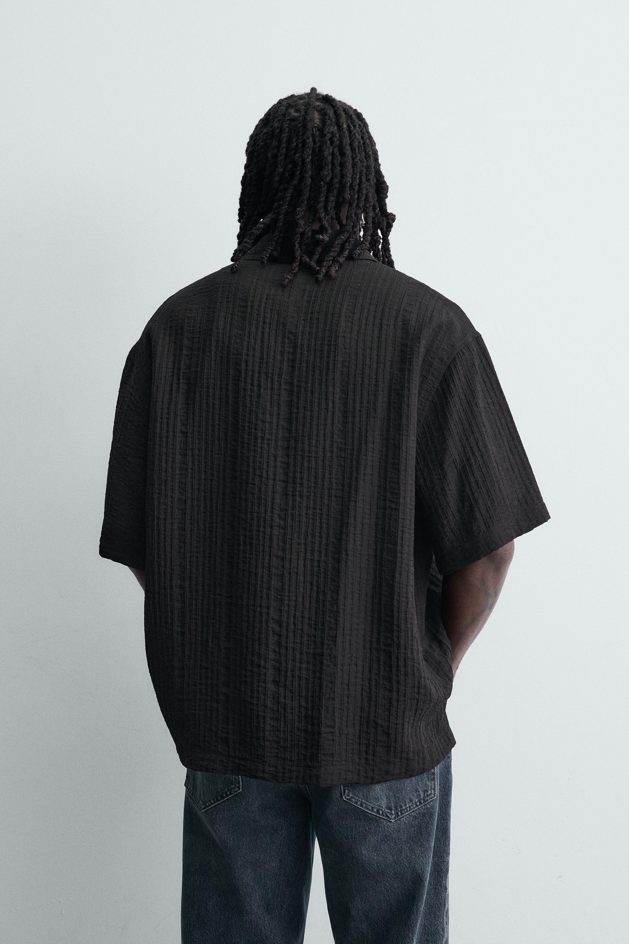 FLUID EMBOSSED TEXTURE SHIRT
